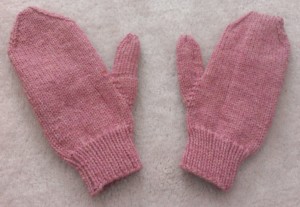 My first pair of mittens