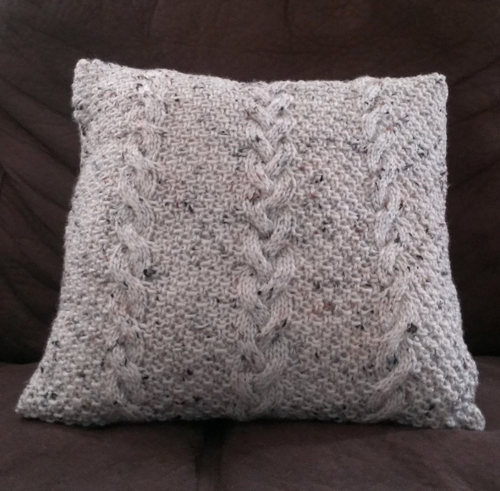 Cabled Pillow