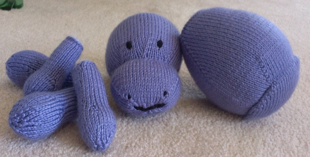 Knit Hippo, Knit Toy