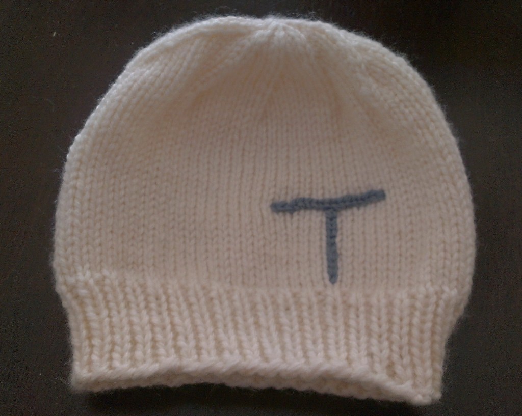 Personalized Newborn Hat - for a boy