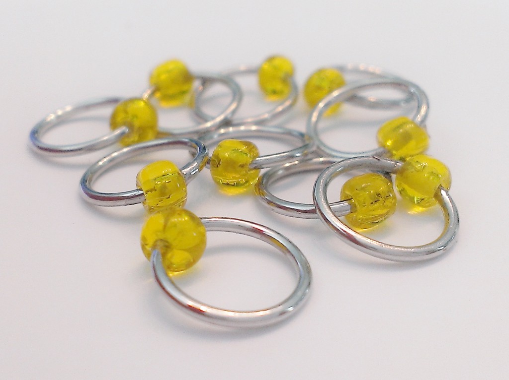 Stitch Markers for small needles. Perfect for socks and lace work.