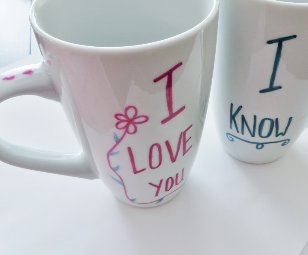 DIY Decorated Mugs