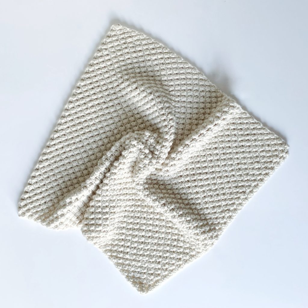 Faux Bobble Baby Blanket 