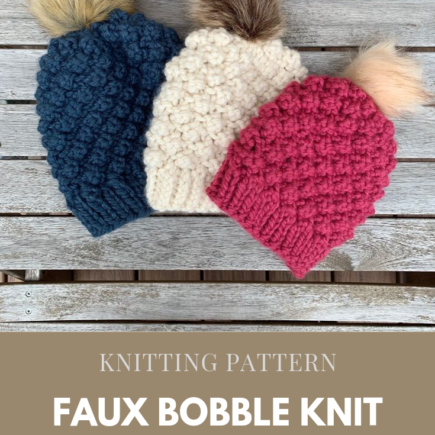 pinterest - faux bobble hat