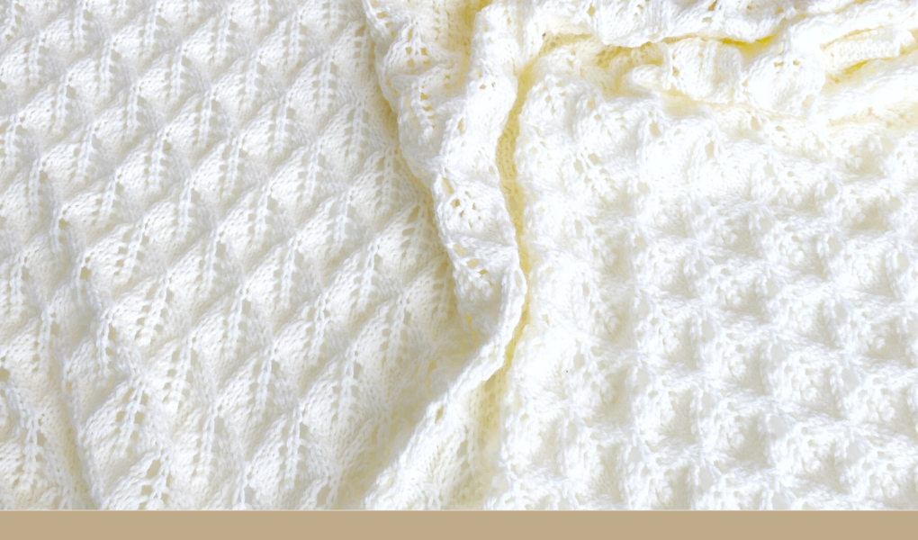 Knit Baby Blanket | Flora