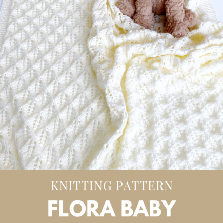 Knit Baby Blanket | Flora